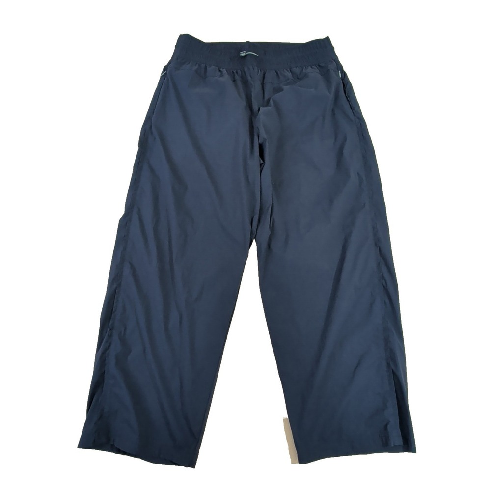 Madewell Track Pants Women XL Blue Stretch‎ Quick Dry Active Travel Gym Casual